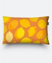 Подушка прямокутна Узор с лимонами
