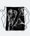 Рюкзак Абстрактный рисунок нитью на черном 7