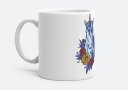 Чашка Единорог в цветах