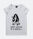 Жіноча футболка Каждый художник  - дьявол