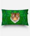 Подушка прямокутна Тигр на зеленому