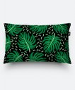 Подушка прямокутна Паттерн с листьями тропиков