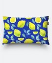Подушка прямокутна Lemon watercolour pattern