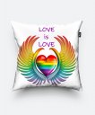 Подушка квадратна LGBT Love is Love