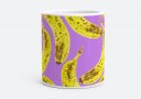 Чашка Жовті банани патерн