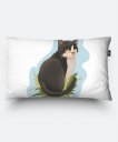 Подушка прямокутна Весняний котик в траві