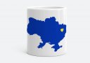 Чашка Карта України