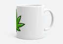 Чашка Marijuana vector cannabis leaf weed icon logo symbol sign illustration