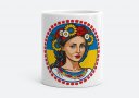 Чашка Українська дівчина у вінку