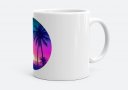 Чашка Пальмовий пляж - Неоновий світанок