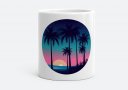 Чашка Пальмовий пляж - Зоряна ніч