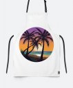 Фартух Пальмовий пляж - Ніжний світанок