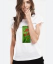 Жіноча футболка лисы и осенние цветы
