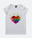 Жіноча футболка Любов без обмежень ЛГБТ