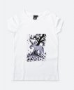Жіноча футболка единорог под деревом