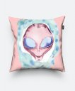 Подушка квадратна UFO Pink
