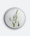Значок Омела (акварель) | Mistletoe (watercolor)