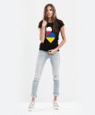 Жіноча футболка Польща та Україна