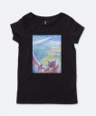 Жіноча футболка Пухнастик. Над океаном