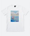 Чоловіча футболка Пухнастики та розмови з морем