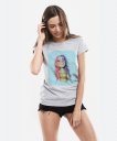 Жіноча футболка Дівчина амфібія