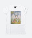 Жіноча футболка Кролики. Пісня серед квітів