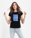 Жіноча футболка Пухнастики у пошуках північного сяйва