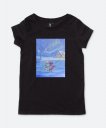 Жіноча футболка Пухнастики у пошуках північного сяйва