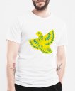 Чоловіча футболка Вільний птах (жовтий)