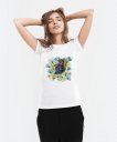 Жіноча футболка Crow&Flowers