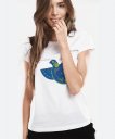 Жіноча футболка Вільний птах (синій)
