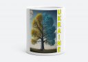 Чашка Синьо жовте дерево