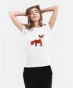 Жіноча футболка Мила лисиця 