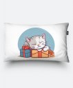 Подушка прямокутна Подарунковий Кіт