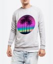 Чоловічий світшот Пальмовий пляж - М'які відтінки