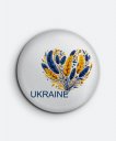 Значок Ukraine Україна в серці