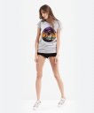 Жіноча футболка Пальмовий пляж - Ніжний світанок
