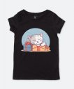 Жіноча футболка Подарунковий Кіт