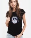 Жіноча футболка Round penguin 