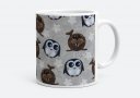 Чашка Penguin and walrus pattern 