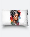 Подушка прямокутна Портрет співачка Rihanna