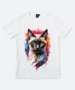 Чоловіча футболка Сіамський кіт
