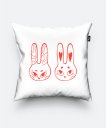 Подушка квадратна Bunny lovers