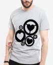 Чоловіча футболка Шестерні із сердечками