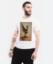 Чоловіча футболка Сфінкс Кіт Ангел з Серцем