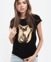 Жіноча футболка Кіт Рокі з гітарою