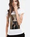 Жіноча футболка Кіт Сфінкс Панк