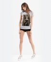 Жіноча футболка Кіт Сфінкс Панк
