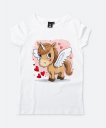 Жіноча футболка Кінь з Крилами Кохання. Пегас з Серцями 