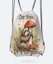 Рюкзак Don't Panic it's Organic. Лінивець з грибами Мухомор